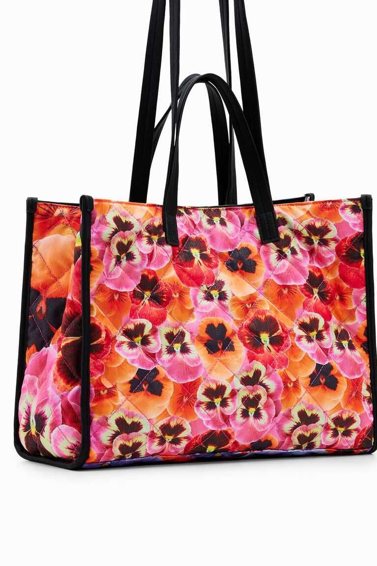 Dámské Tašky Desigual Extra large floral patchwork shopper | 429537YQO