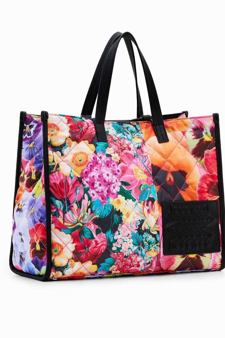 Dámské Tašky Desigual Extra large floral patchwork shopper | 429537YQO