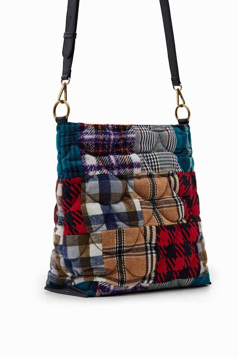 Dámské Tašky Desigual Large tartan bucket | 023974QWN