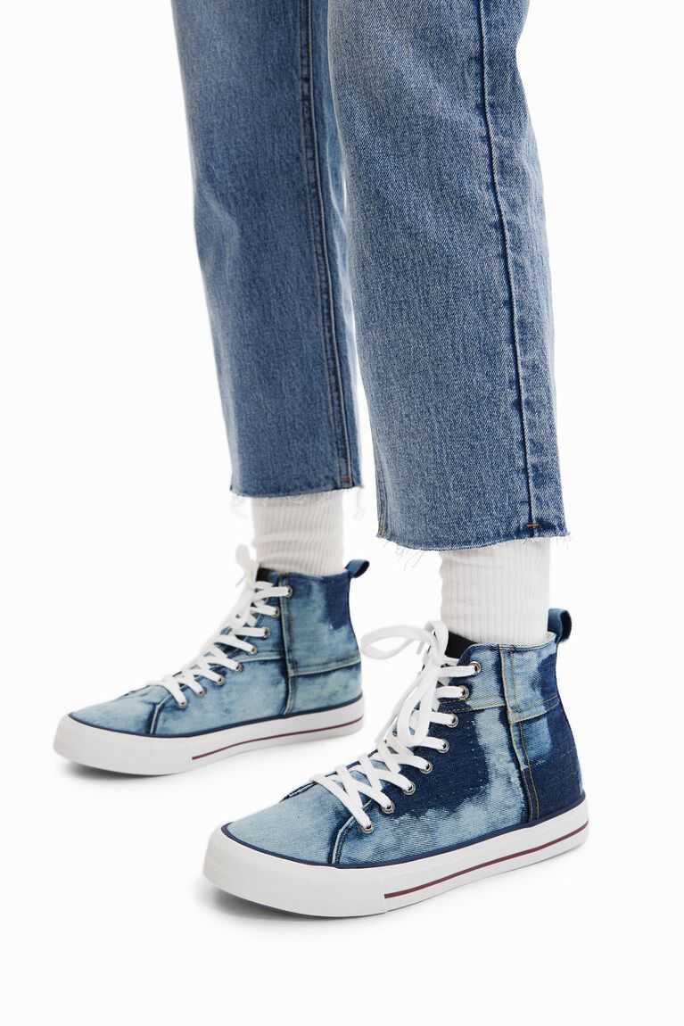 Dámské Tenisky Desigual Denim high-top | 546821DJX