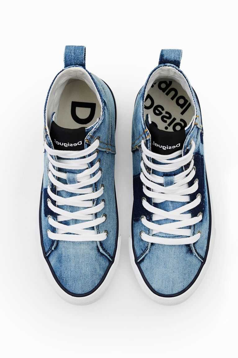 Dámské Tenisky Desigual Denim high-top | 546821DJX