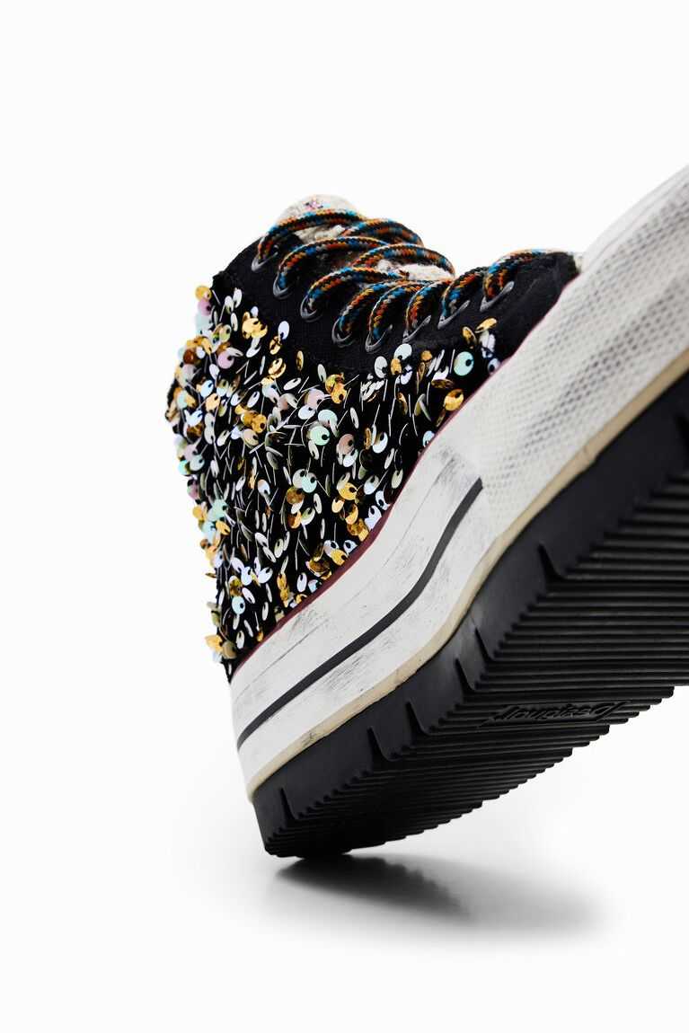 Dámské Tenisky Desigual Jacquard platform high-top | 451376PME