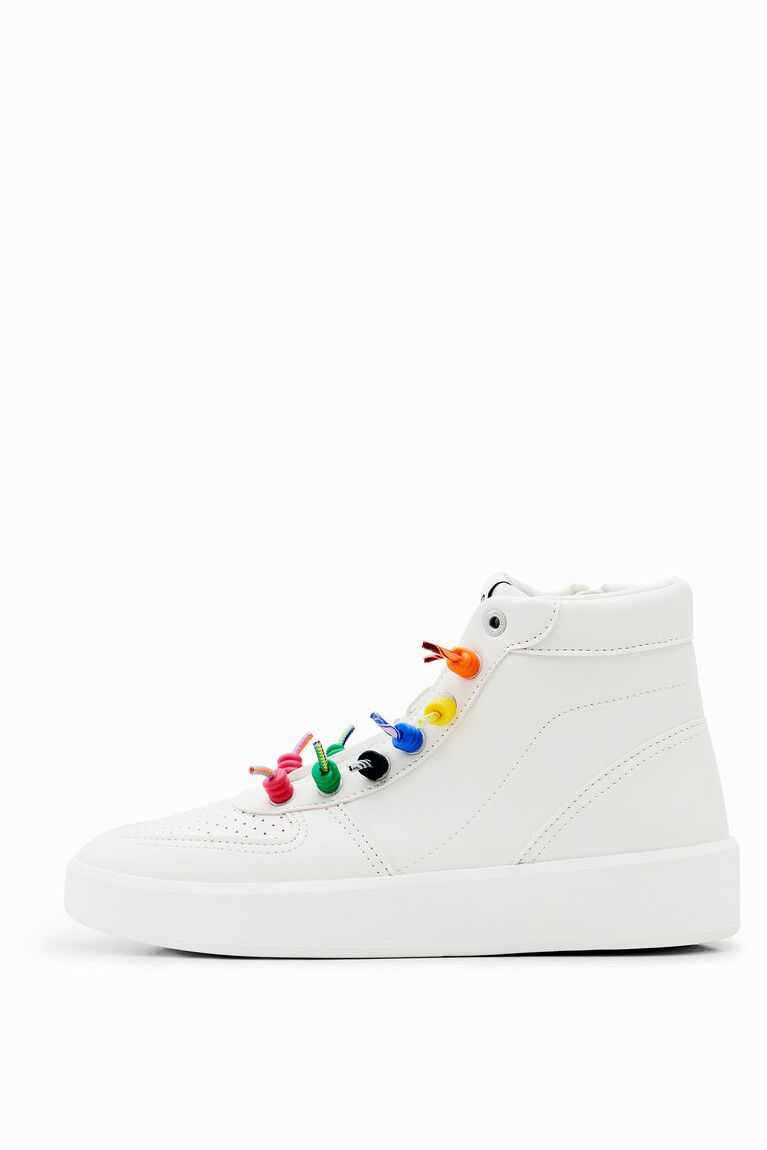 Dámské Tenisky Desigual Rainbow lace high-top | 862493KGY