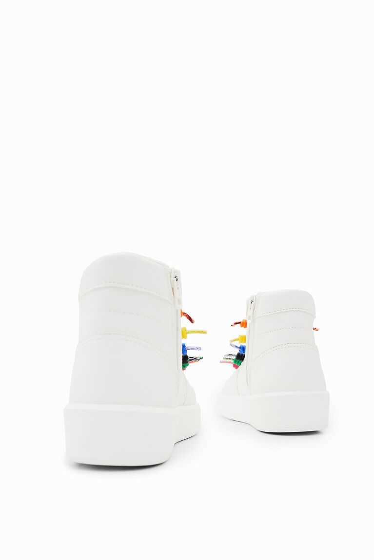 Dámské Tenisky Desigual Rainbow lace high-top | 862493KGY