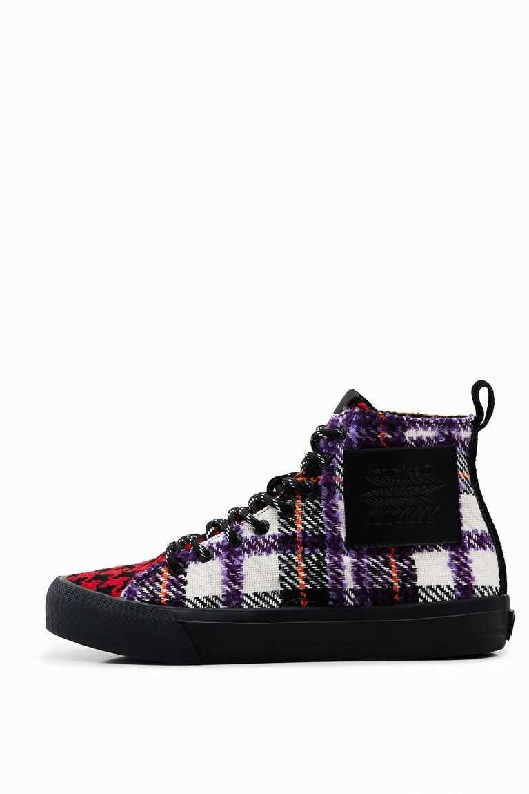 Dámské Tenisky Desigual Tartan high-top | 749230MSJ