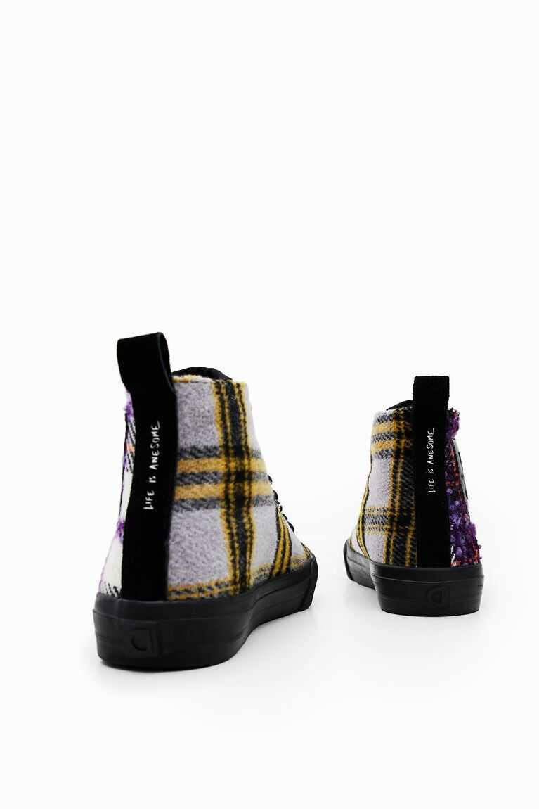 Dámské Tenisky Desigual Tartan high-top | 749230MSJ