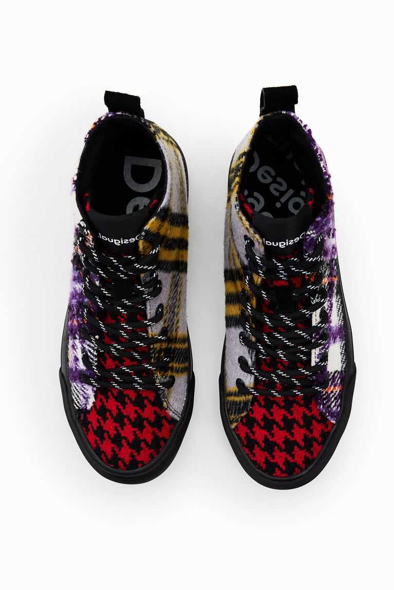 Dámské Tenisky Desigual Tartan high-top | 749230MSJ