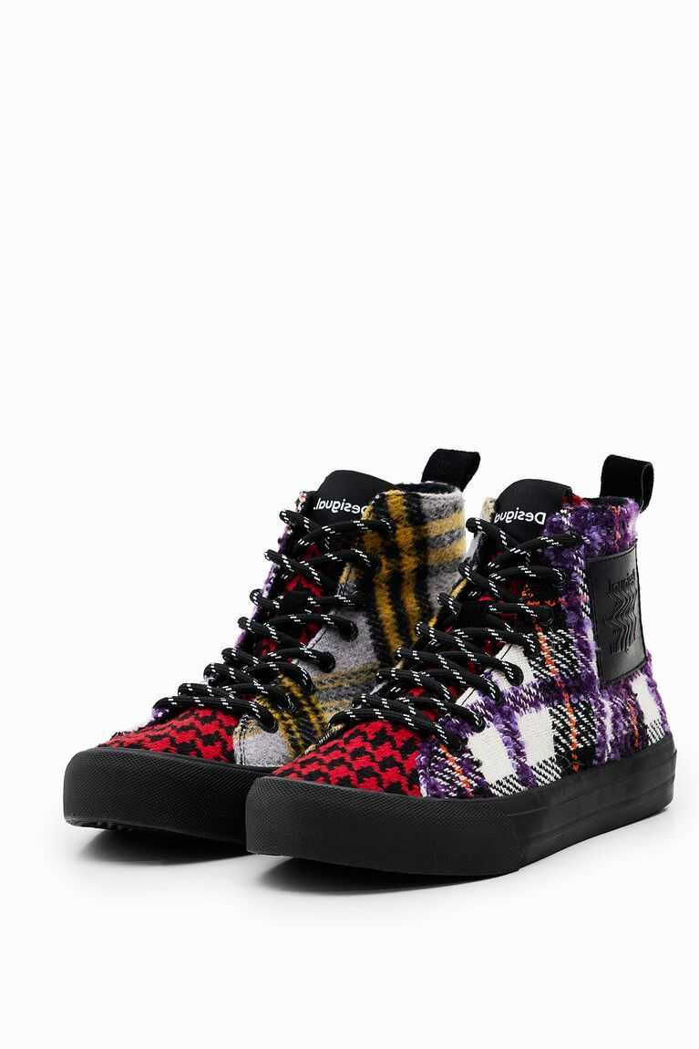 Dámské Tenisky Desigual Tartan high-top | 749230MSJ