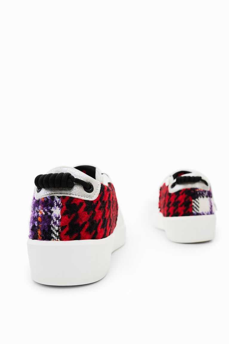 Dámské Tenisky Desigual Tartan patchwork | 518460TOA