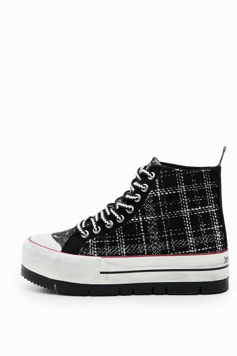 Dámské Tenisky Desigual Tartan platform high-top | 952607GQS