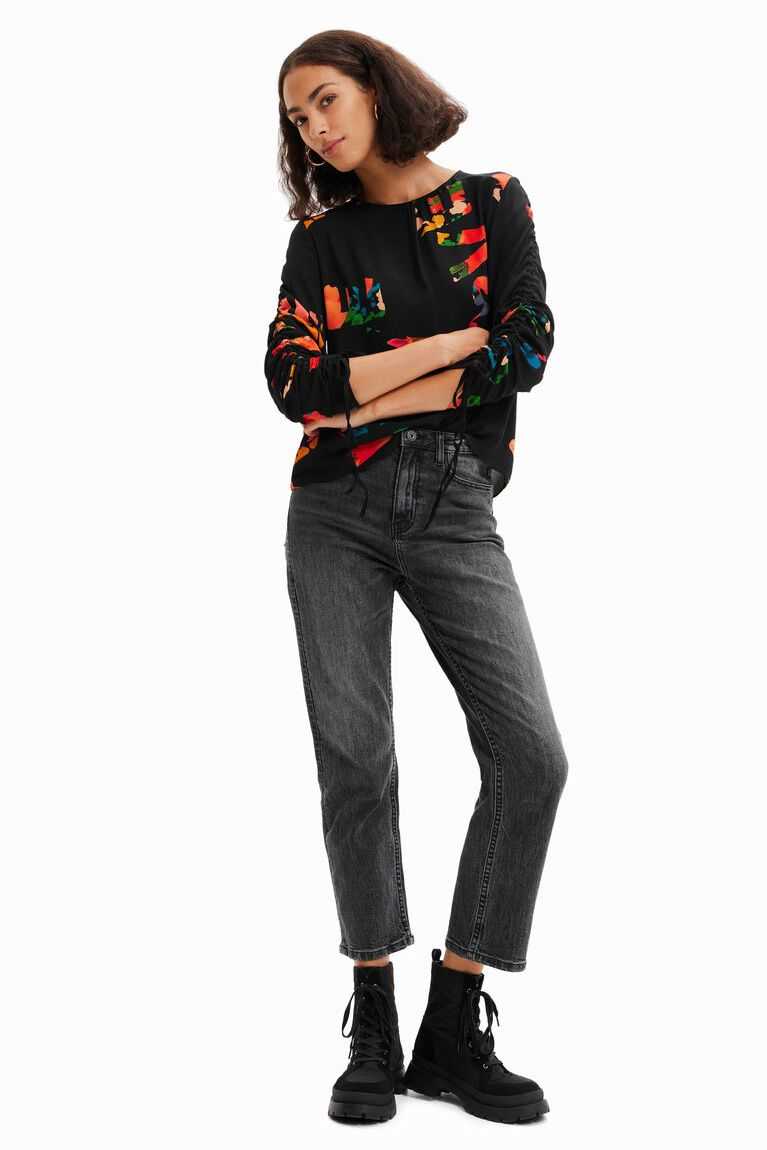 Dámské Topy Desigual Adjustable-sleeve Love blouse | 714092EBQ