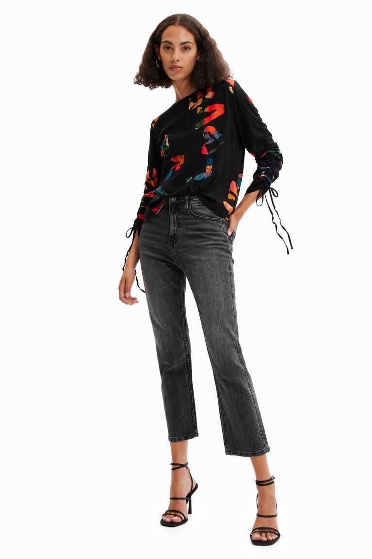 Dámské Topy Desigual Adjustable-sleeve Love blouse | 714092EBQ