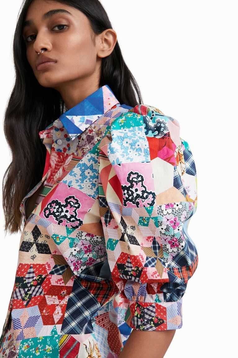 Dámské Topy Desigual Johnson Hartig patchwork | 527480HRU