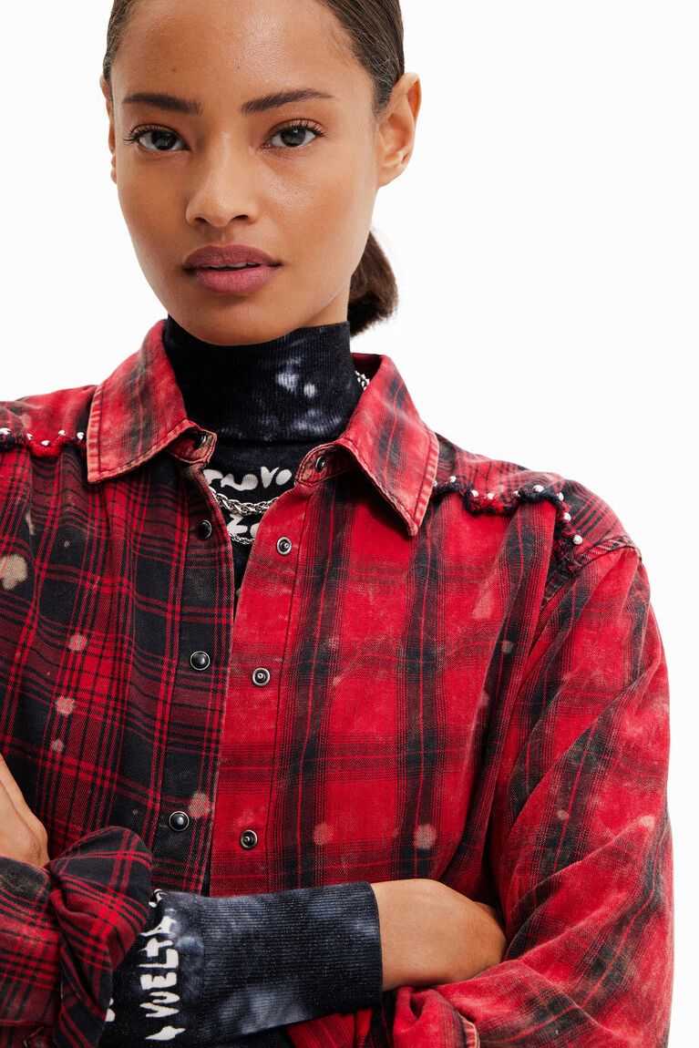 Dámské Topy Desigual Punk tartan | 138490RMS