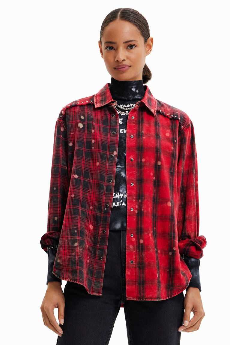 Dámské Topy Desigual Punk tartan | 138490RMS