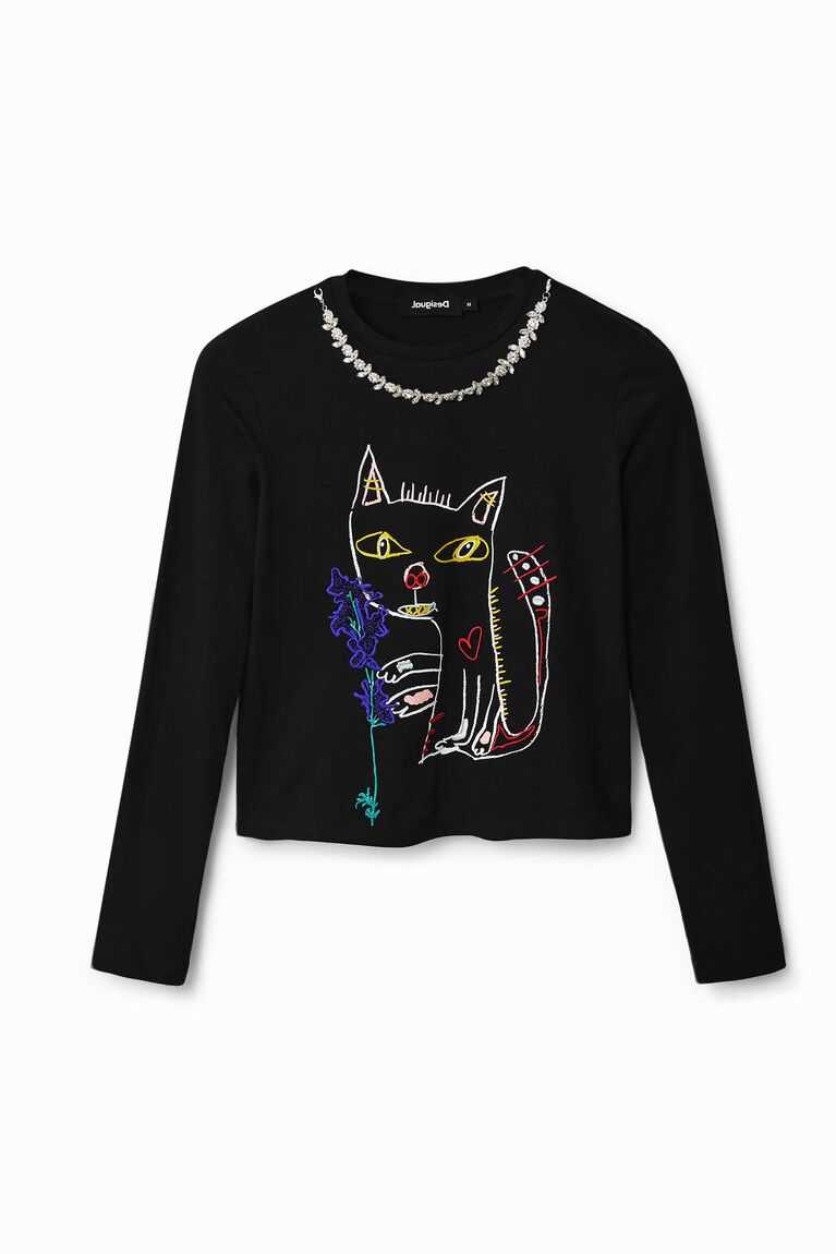 Dámské Tričko Desigual Arty cat | 176259FCT