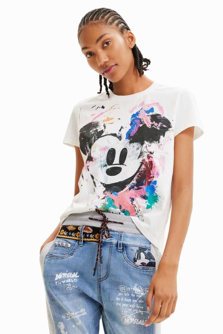 Dámské Tričko Desigual Disney's Mickey Mouse arty | 762834XGB