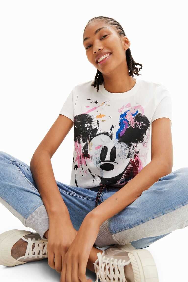 Dámské Tričko Desigual Disney\'s Mickey Mouse arty | 762834XGB