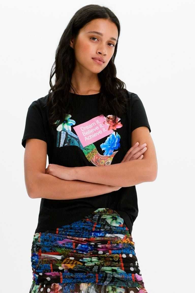 Dámské Tričko Desigual Fantasy print | 350248DAU