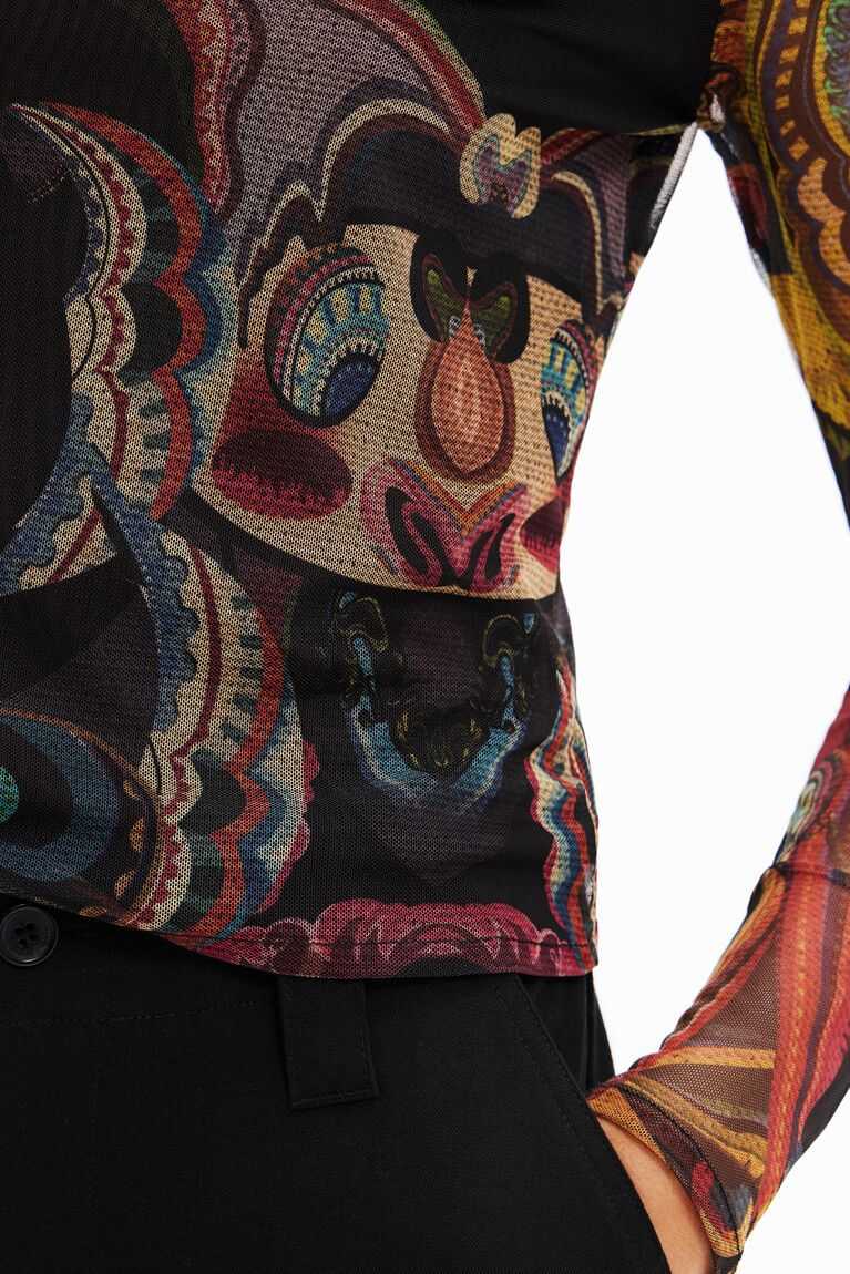 Dámské Tričko Desigual M. Christian Lacroix tulle tapestry | 203748FLU