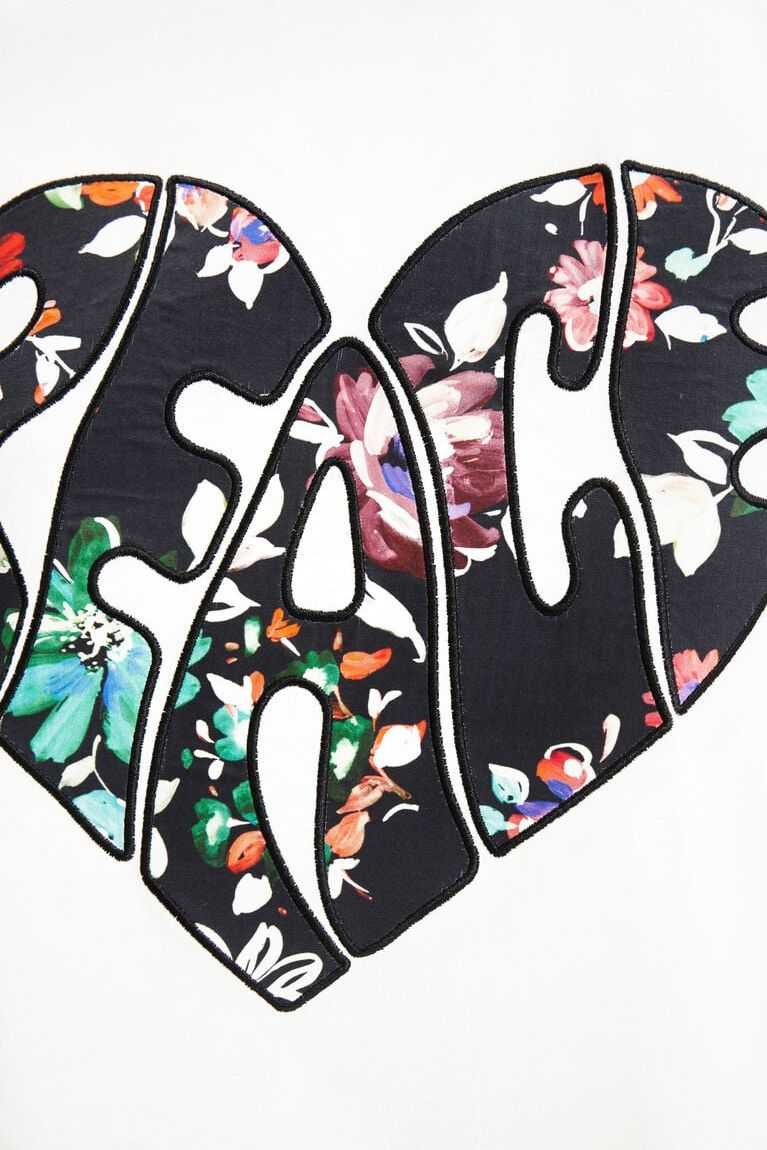 Dámské Tričko Desigual Peace heart | 630945HVG