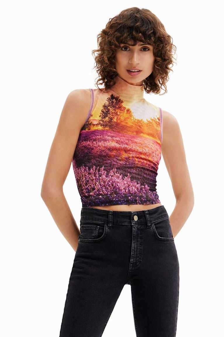 Dámské Tričko Desigual Photographic print | 834967SBC