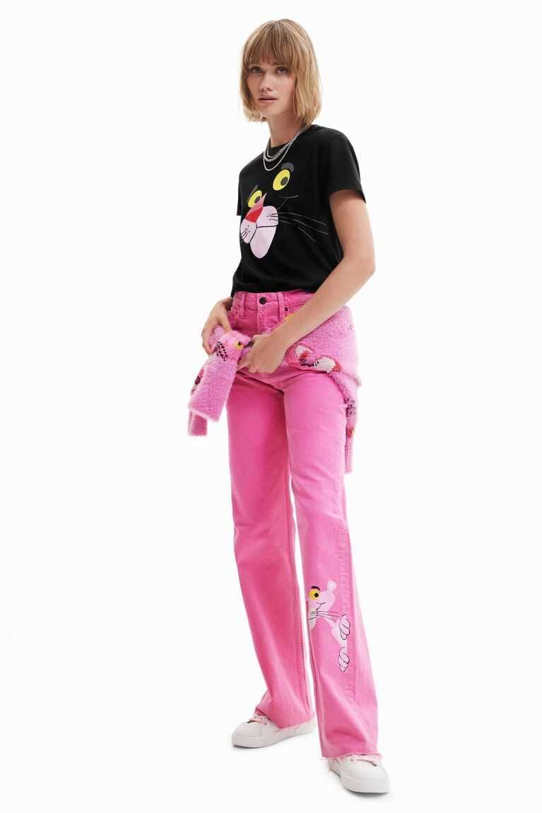 Dámské Tričko Desigual Pink Panther | 235460MZH