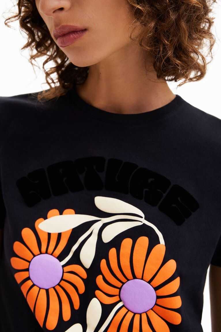 Dámské Tričko Desigual Save Nature floral | 306198FZV