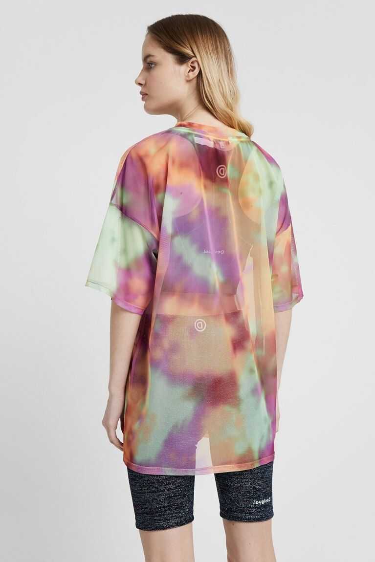 Dámské Tričko Desigual Tie-dye | 895427ODF