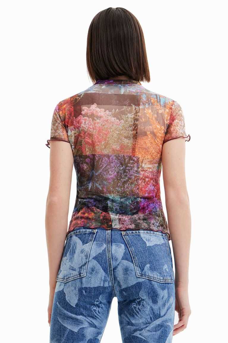 Dámské Tričko Desigual Tulle print | 790125LNZ