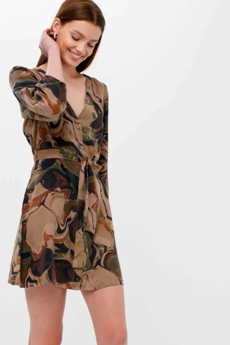 Dámské Šaty Desigual Krátké camouflage | 184037SMD