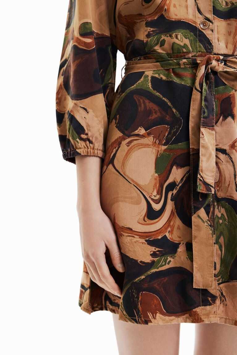 Dámské Šaty Desigual Krátké camouflage | 184037SMD