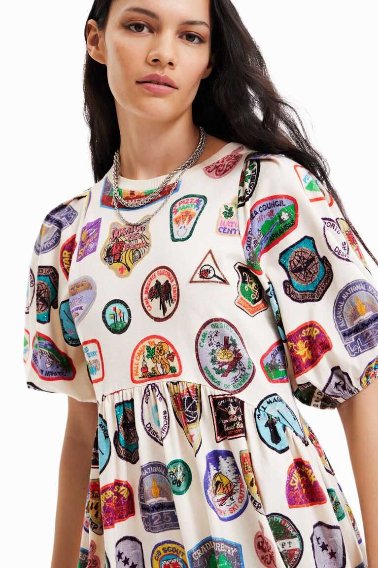 Dámské Šaty Desigual Krátké patches | 691480OXI