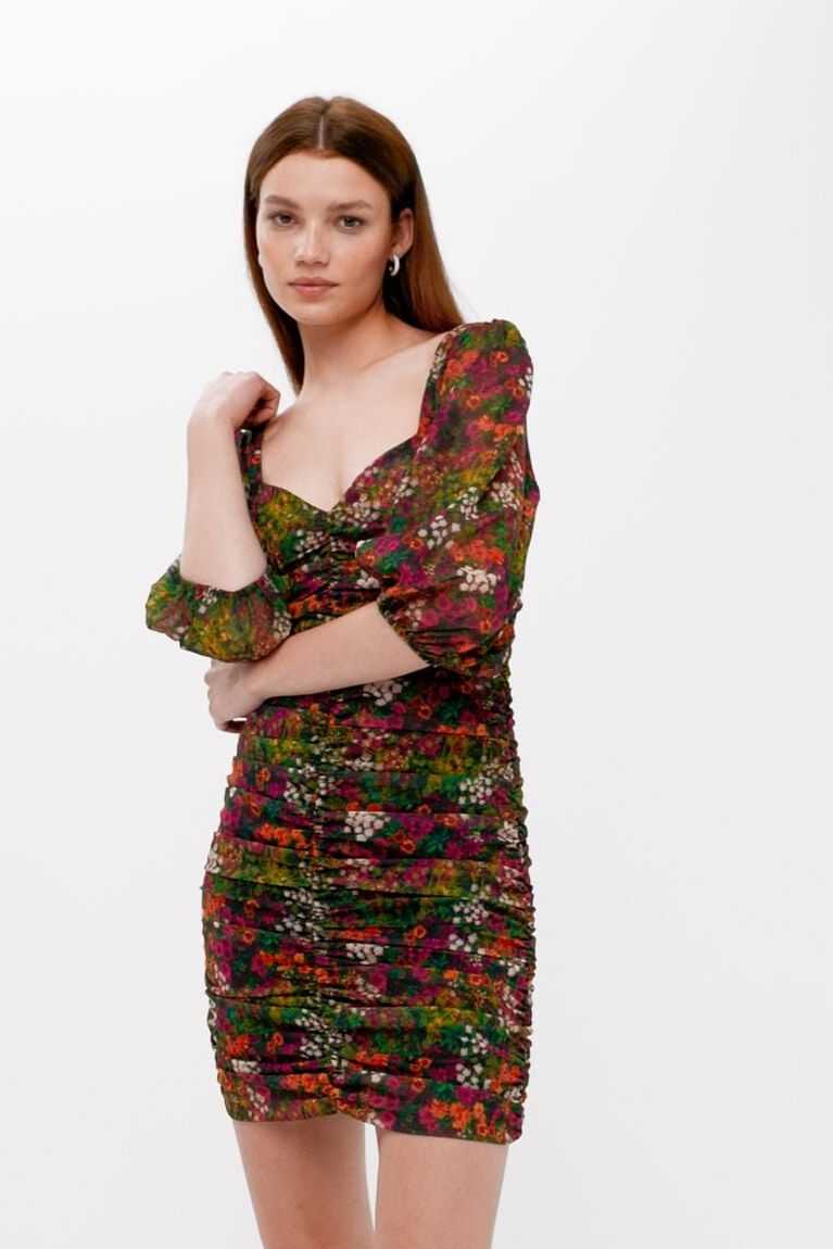 Dámské Šaty Desigual Krátké slim with ruching | 425096VPJ