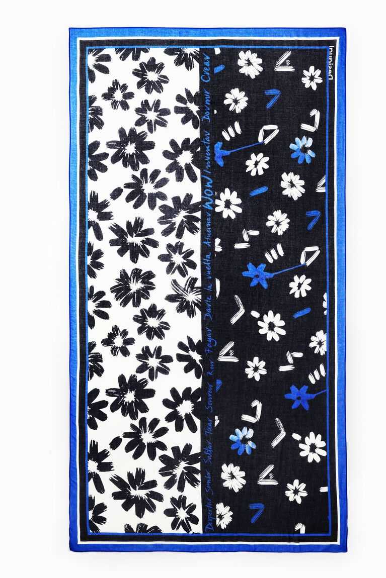 Dámské Šátky Desigual Arty rectangular floral foulard | 864372DHL