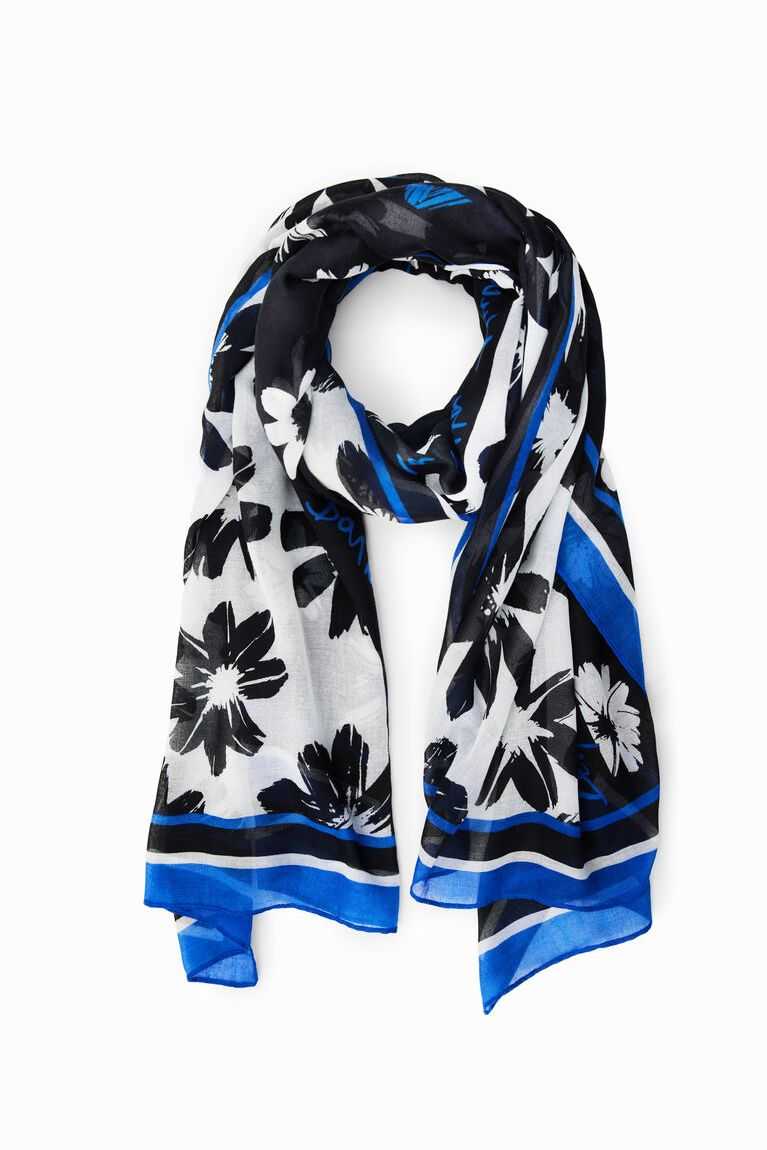 Dámské Šátky Desigual Arty rectangular floral foulard | 864372DHL