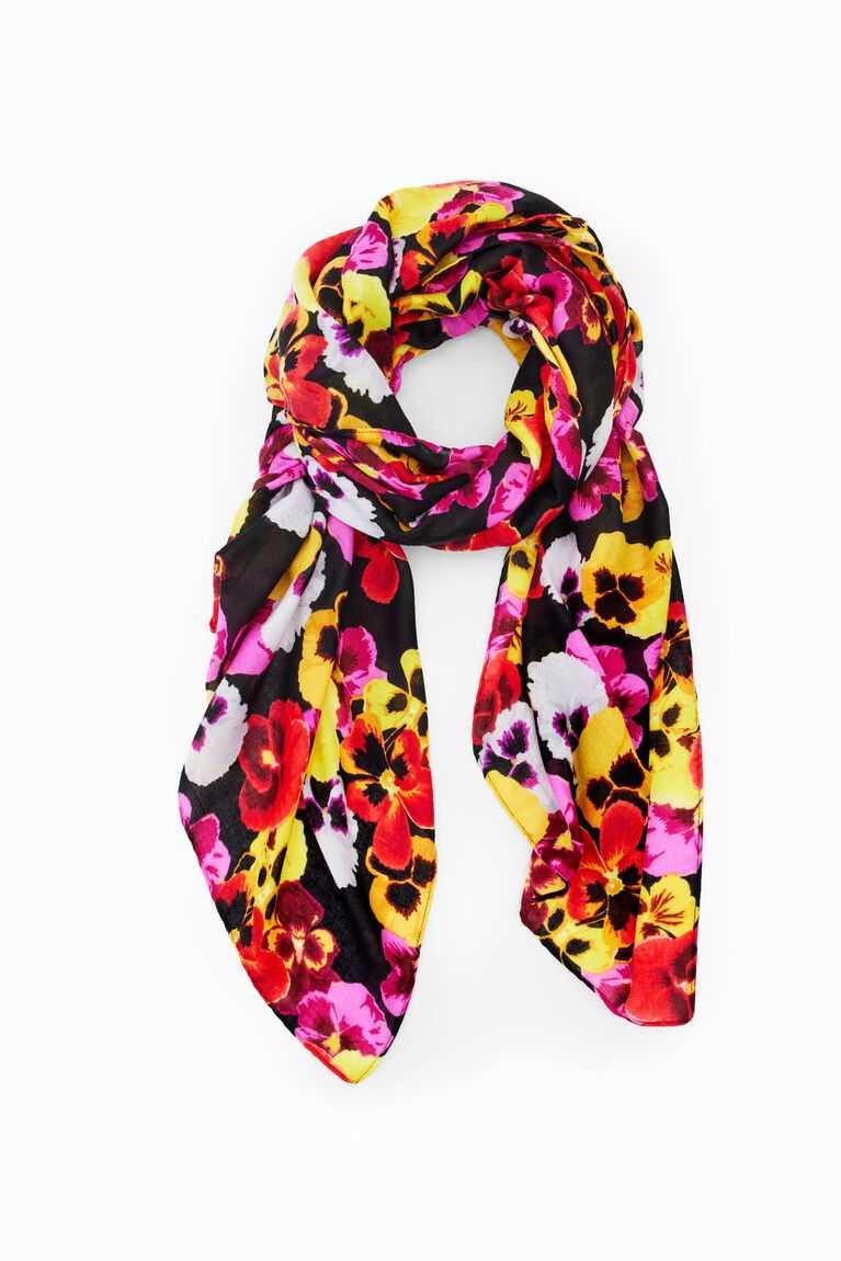 Dámské Šátky Desigual Rectangular floral foulard | 405976LMT