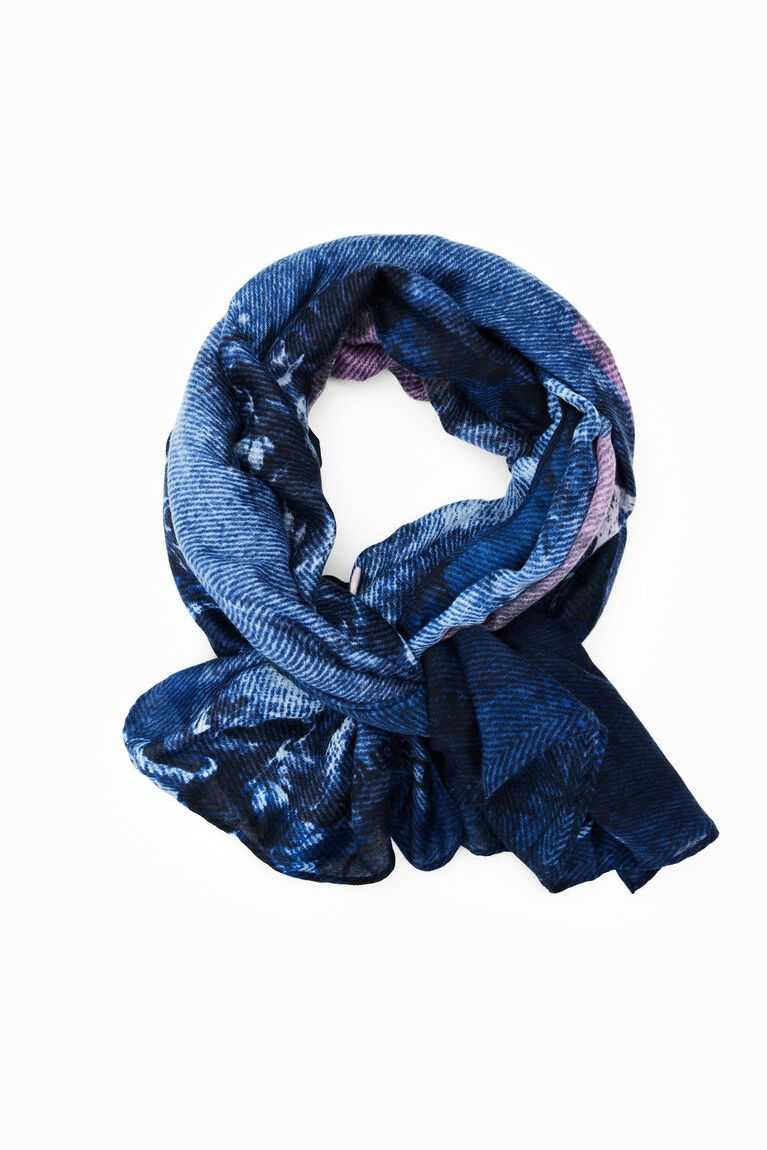 Dámské Šátky Desigual Rectangular leaf foulard | 719508LMH