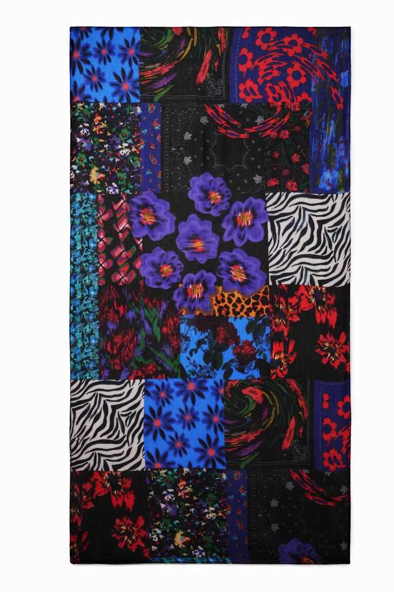 Dámské Šátky Desigual Rectangular patch foulard | 943780RNQ