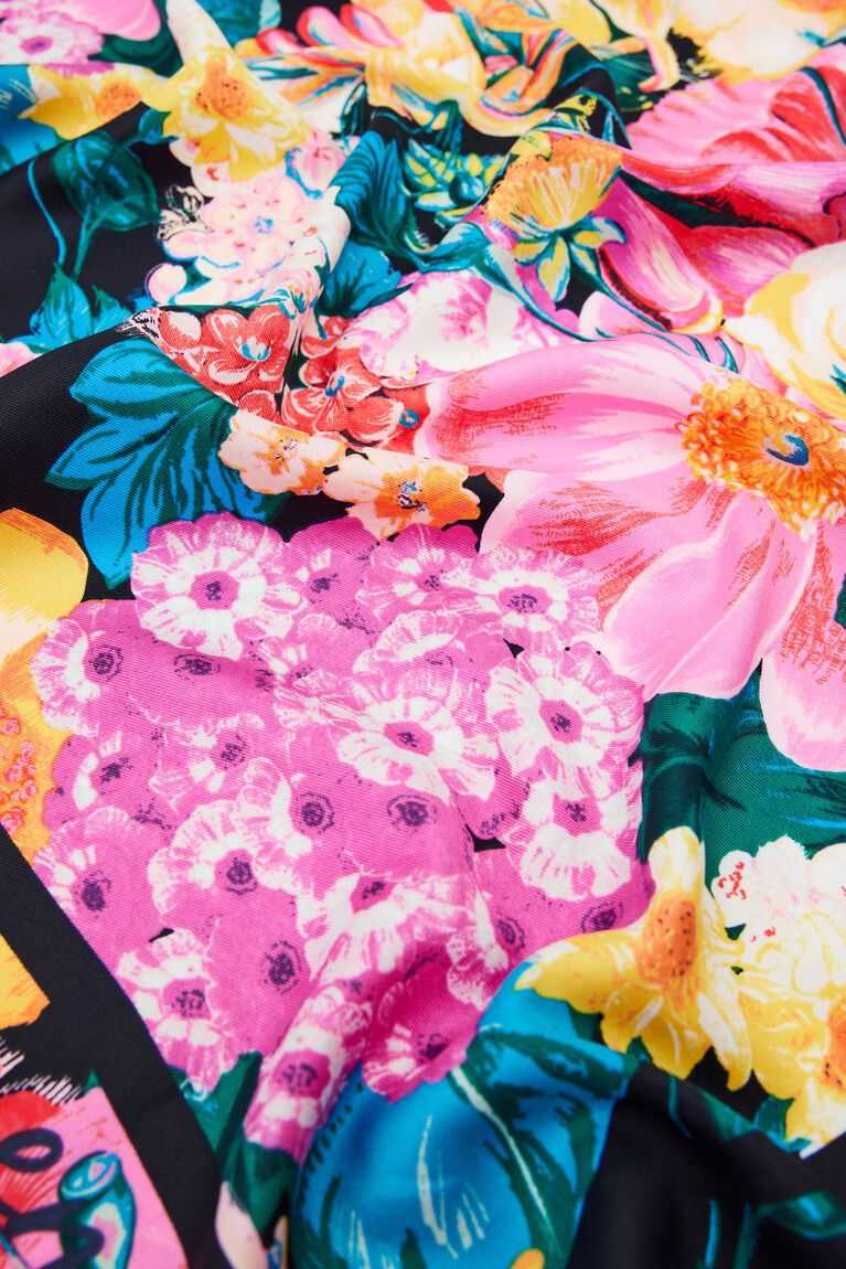 Dámské Šátky Desigual Square floral foulard | 406523ZHX