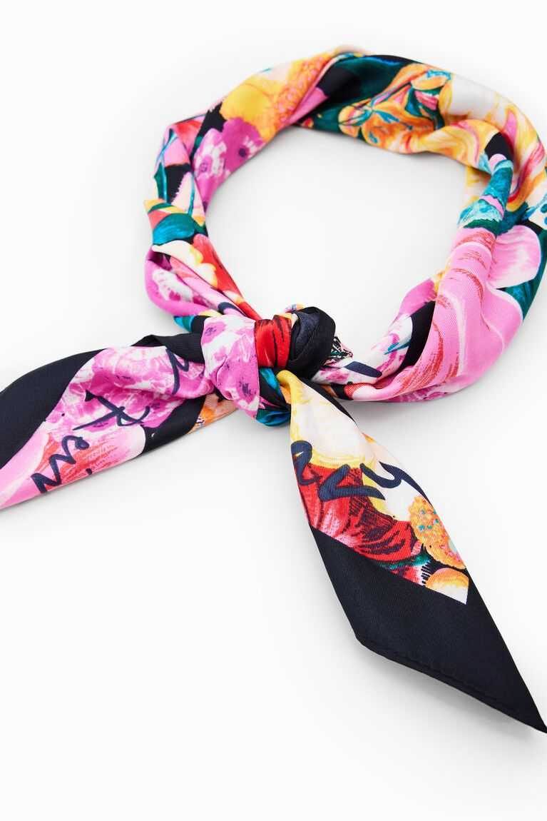 Dámské Šátky Desigual Square floral foulard | 406523ZHX