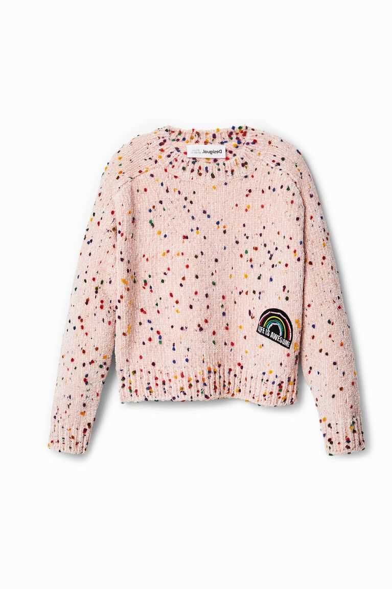 Dívčí Mikiny Desigual Mottled jumper | 023615NDF