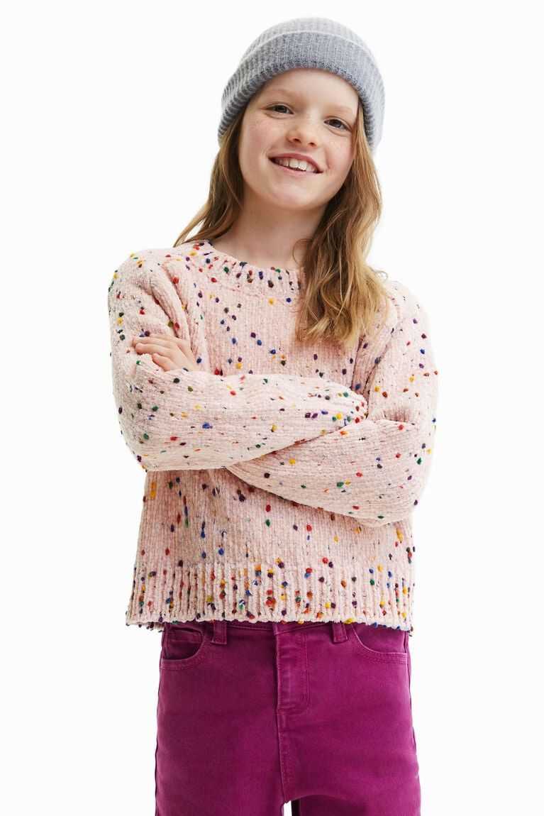 Dívčí Mikiny Desigual Mottled jumper | 023615NDF