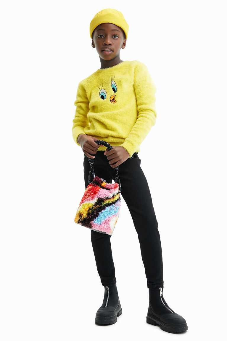 Dívčí Mikiny Desigual Tweety face jumper | 057842SXL