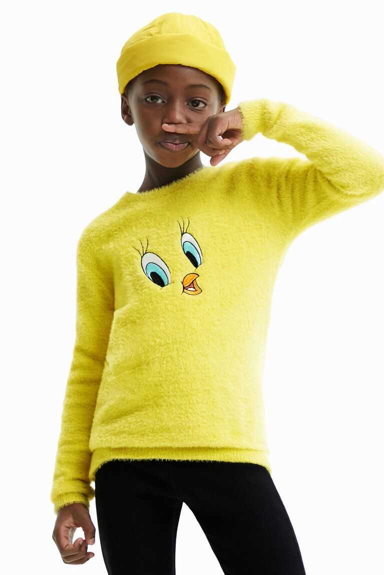 Dívčí Mikiny Desigual Tweety face jumper | 057842SXL