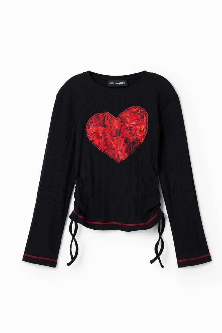 Dívčí Tričko Desigual Gathered heart | 320897YVE