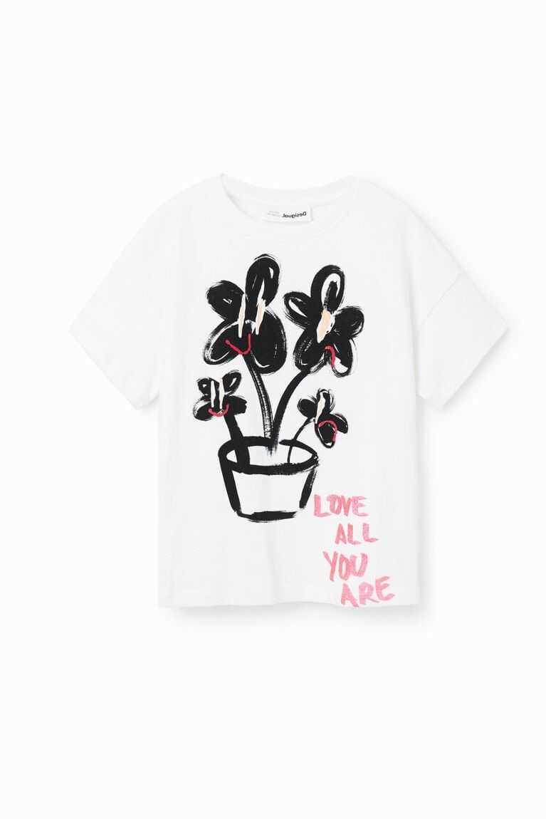 Dívčí Tričko Desigual Krátké-sleeve plant | 425638BRP