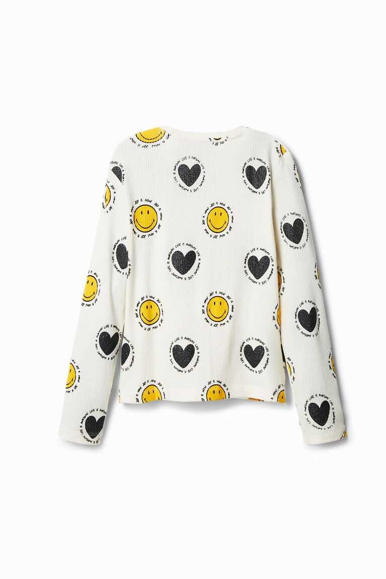 Dívčí Tričko Desigual Smiley and hearts | 907264HAO