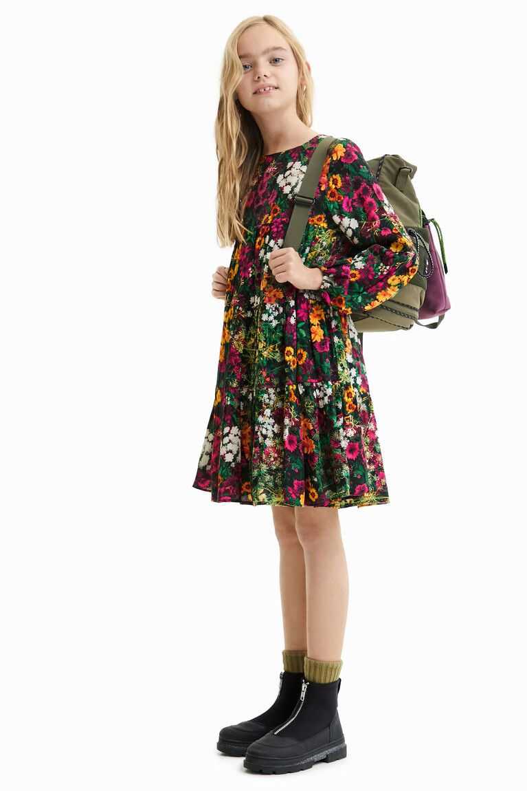 Dívčí Šaty Desigual Floral print | 724035UKD