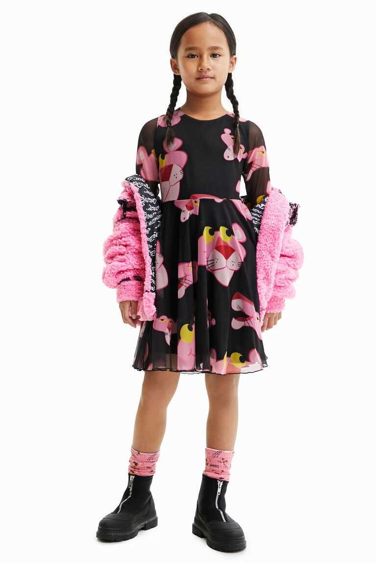 Dívčí Šaty Desigual Tulle Pink Panther | 791308AKQ